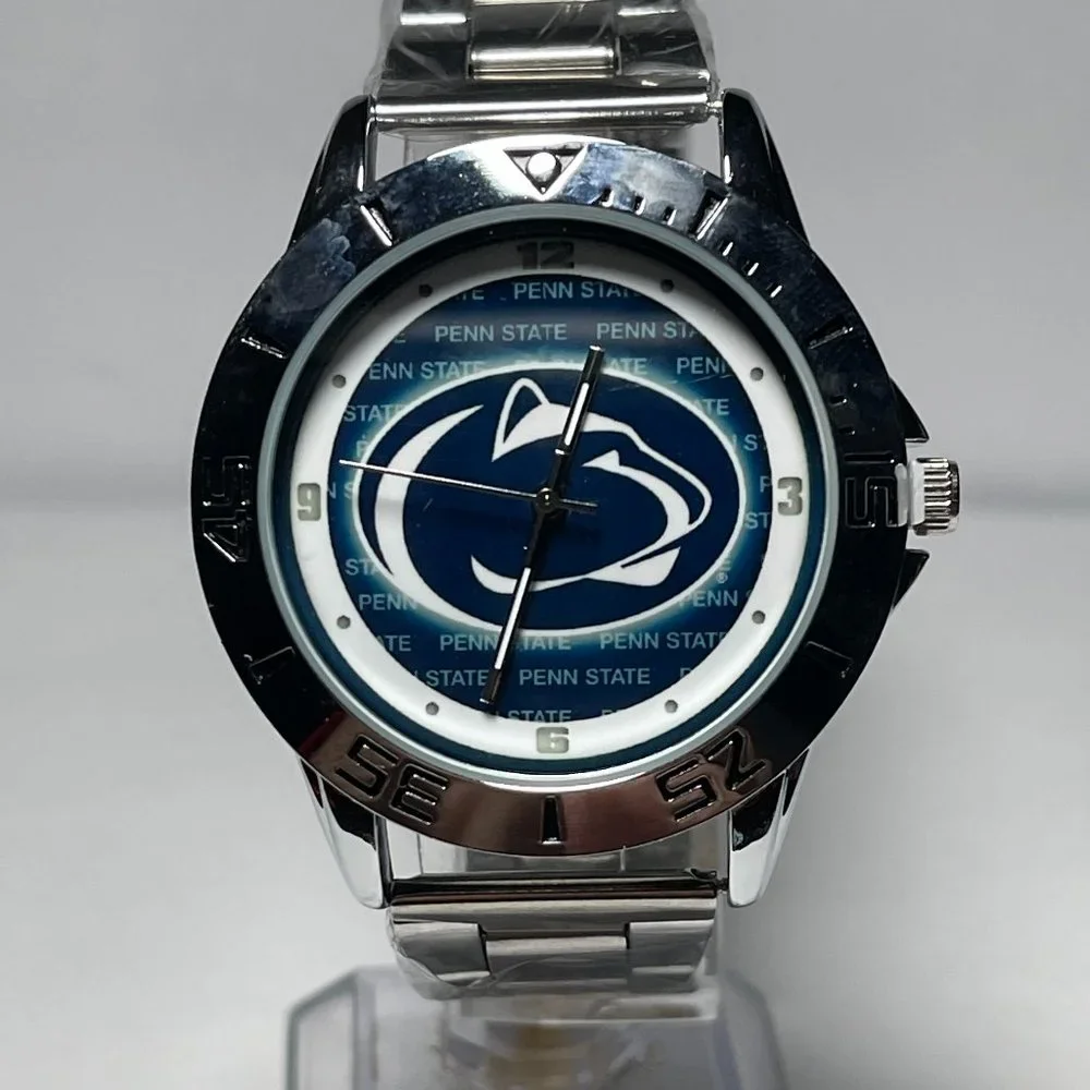 Penn State Nittany Lions NCAA Stainless Steel Men's Watch NEW!!